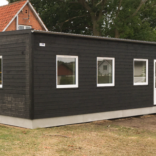 Indflytningsklar_pavillon Kontorpavillon til Faarevejle Efterskole