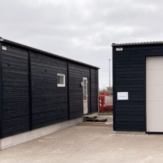 Pavillon Hos PreMed ambulanceredderne i Snedsted